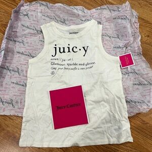 Girls Juicy Couture tank top- SZ 8